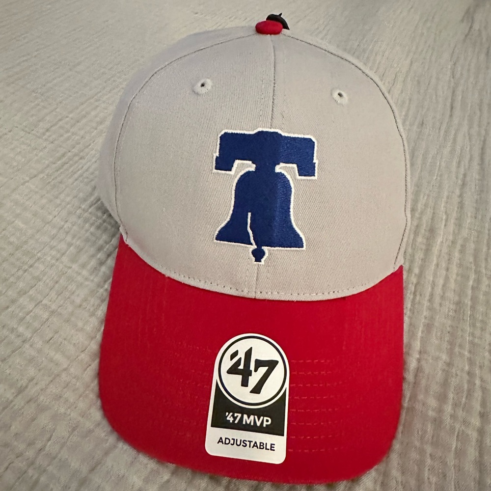 47 Brand Liberty Bell Phillies Hat - Adjustable OSFA Red/Gray